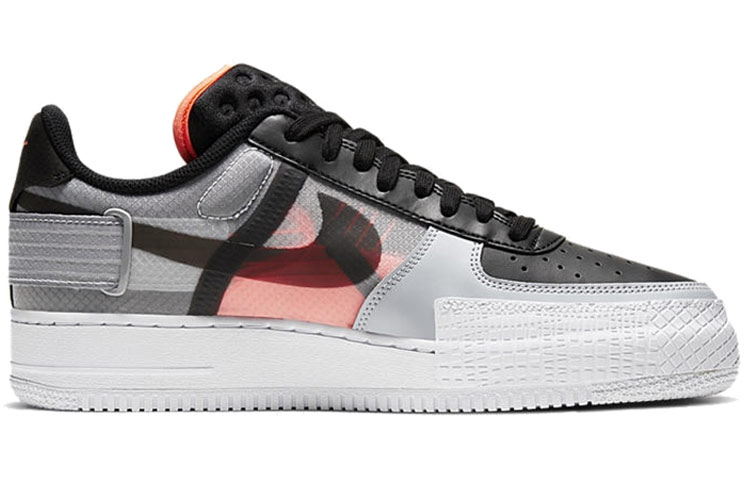 Nike Air Force 1 Low Unisex Skate shoes black/orange - 2