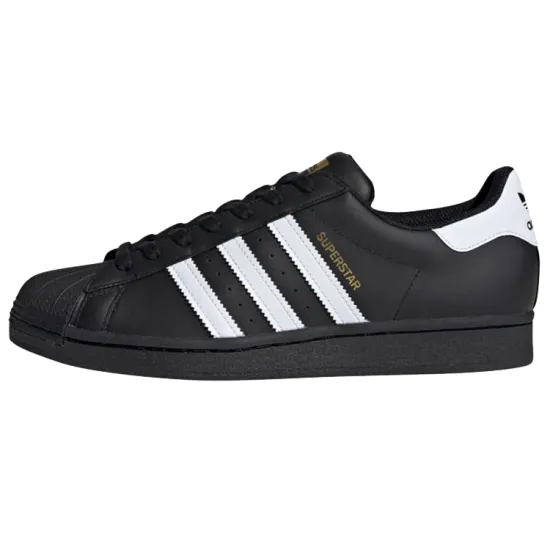 Adidas Superstar Core Black Cloud White Gold