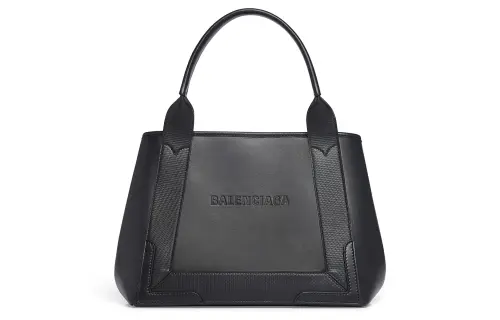 Balenciaga Logo Embossed Large Tote Bag