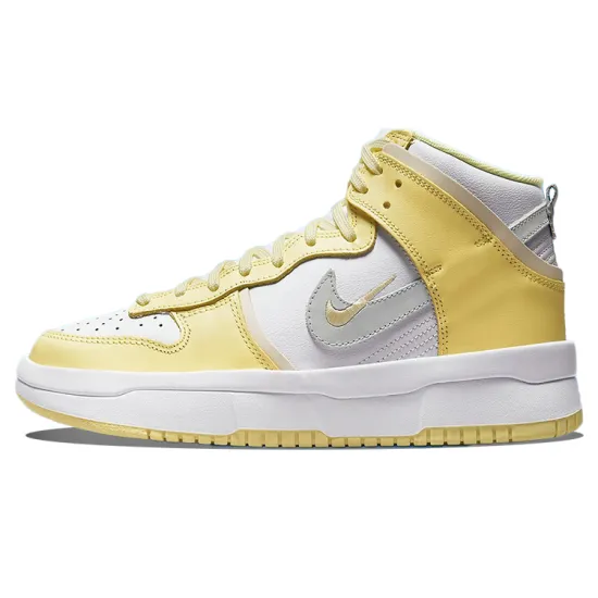 Nike Dunk High Up Light Lemon Yellow Women's