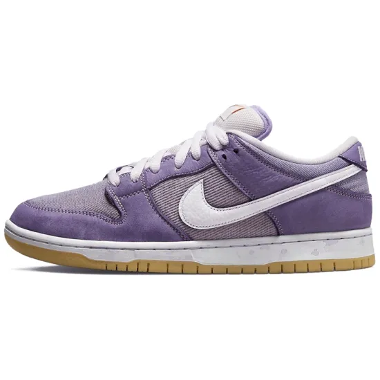 Nike Sb Dunk Low Pro Iso Orange Label Unbleached Pack Lilac