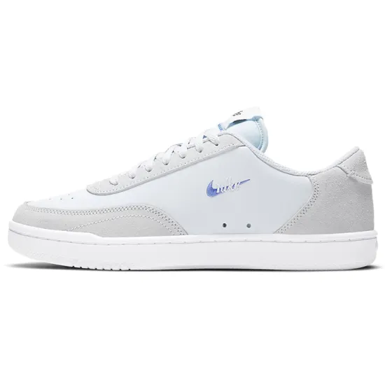Nike Court Vintage Skateboarding Shoes Women's Low-top Blue/Gray