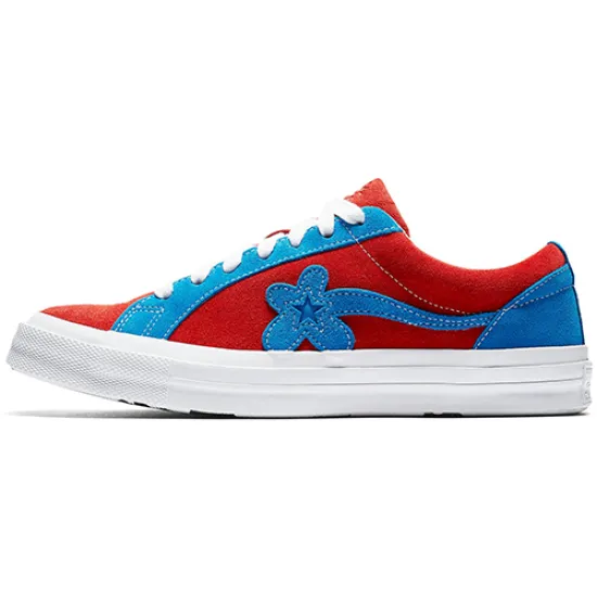 Converse One Star Ox Tyler The Creator Golf Le Fleur Red Blue