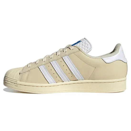 Adidas Originals Superstar Skateboard Shoes Unisex Low-top Beige