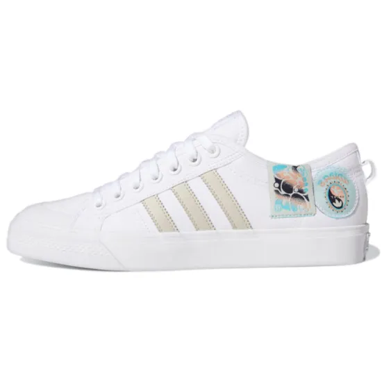 Adidas Originals NIZZA Skateboard Shoes Unisex Low-top White