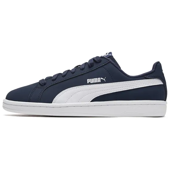Puma Smash Series Skateboarding Shoes Unisex Low-top White/Royal Blue/Fern Green