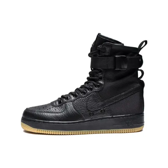 Nike Sf Air Force 1 Black Gum With Bag 2017