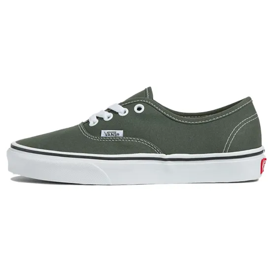 Vans Authentic Skateboarding Shoes Unisex Low-top Green/white