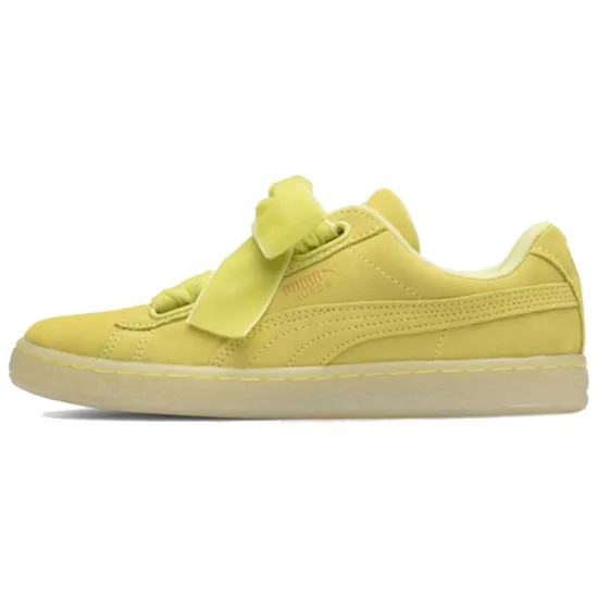 PUMA Suede Skateboarding Shoes Unisex Low-top Yellow