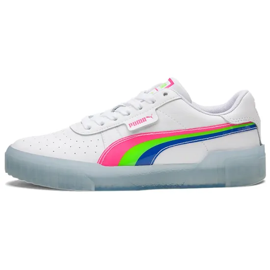 Puma CALI Skateboarding Shoes Women's Low-top Pink/white/green/blue