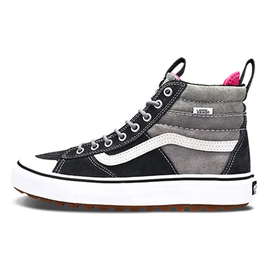 Vans SK8 Skateboarding Shoes Unisex High-top Black/Gray