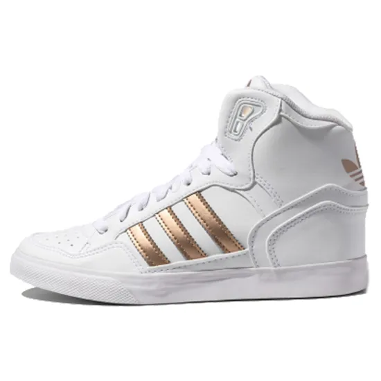 Adidas Originals Extaball Up Skateboard Shoes Women's High-top White/copper