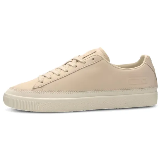 Puma Basket Skateboarding Shoes Unisex Low-top Khaki
