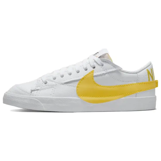 Nike Blazer Skateboarding Shoes Men Low-top White/Yellow