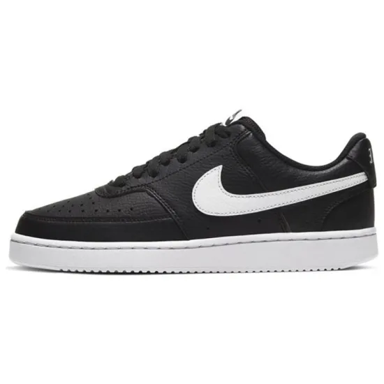 Nike Court Vision 1 Skateboarding Shoes Women's Low-top Black/white