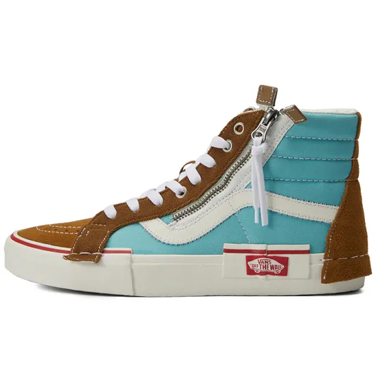 Vans SK8 HI Reissue Cap Skate Shoes Blue/Brown