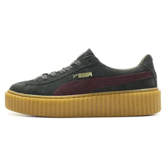 PUMA Creepers Rihanna Fenty Suede Green Women's