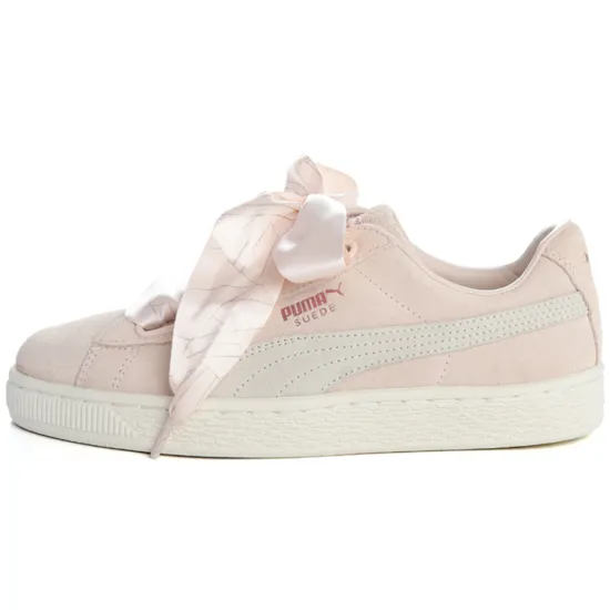 PUMA Suede Skateboard Shoes Women's Low-top Light Pink