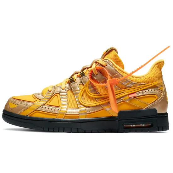 Nike Air Rubber Dunk 'Off White University Gold'