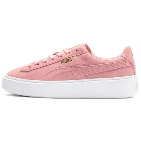 PUMA Suede Platform 'Pink White' Women's