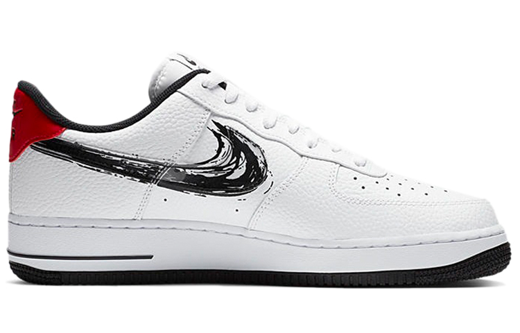 Nike Air Force 1 Low Brushstroke White Black - 2
