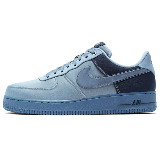 Nike Air Force 1 Skateboarding Shoes Men Low-top Blue