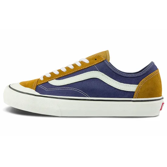 Vans Style 36 Skateboarding Shoes Unisex Low-top Blue/yellow