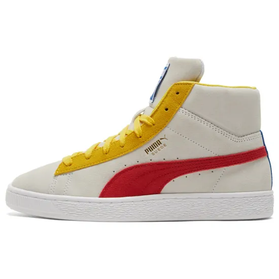 PUMA Suede Mid 21 'White Red Lemon'