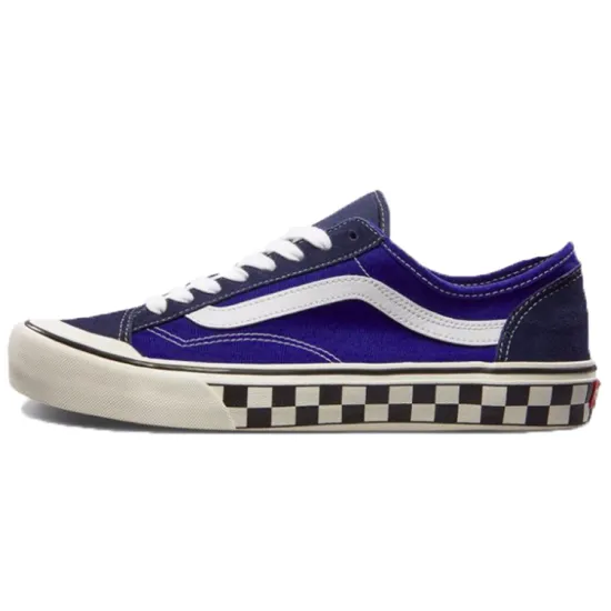 Vans Style 36 Skateboarding Shoes Unisex Low-top Blue