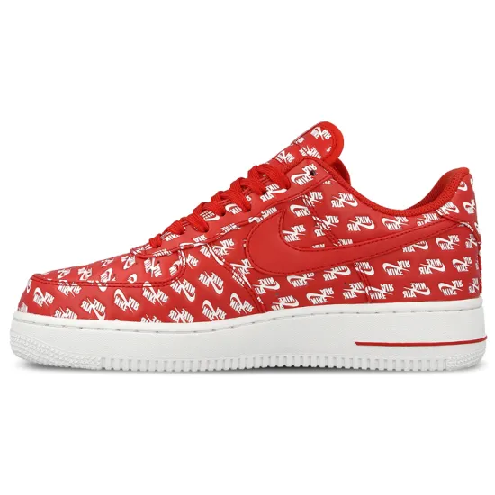 Nike Air Force 1 Low All Over Logo Red