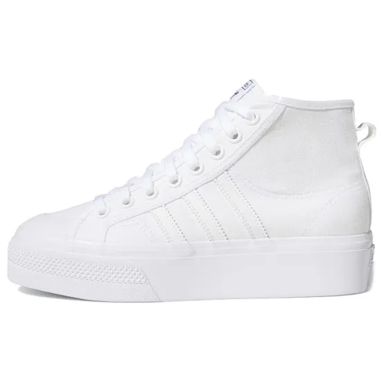 Adidas Originals Nizza Platform Mid Cloud White Women's