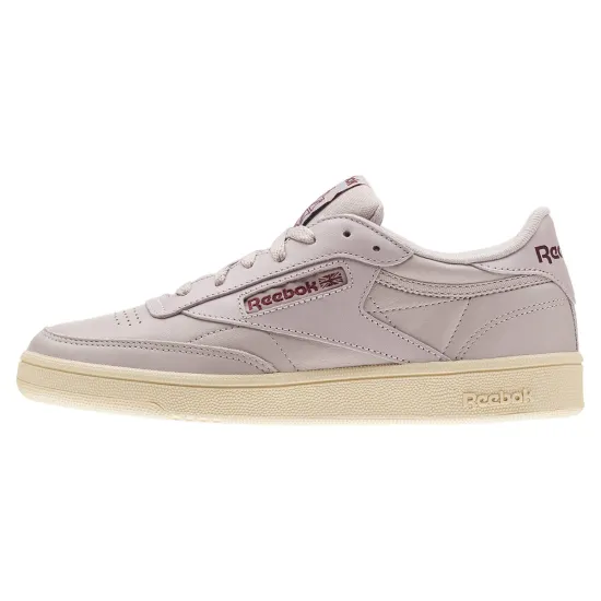 Reebok Club C Skateboarding Shoes Women's Low-top Powder