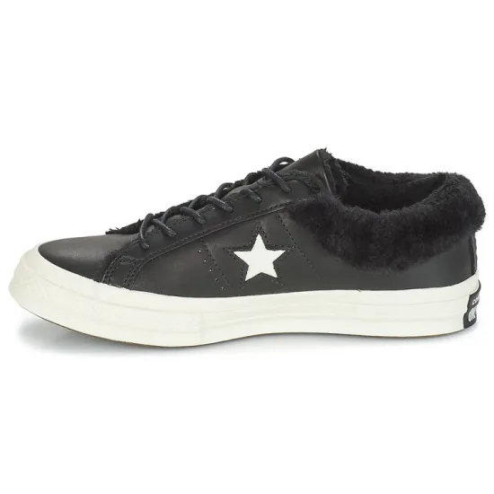 One Star Converse Low Street Warmer 'Black' Women's
