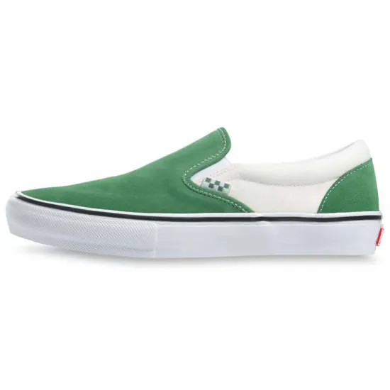 Vans Slip-on Skateboarding Shoes Unisex Low-top Green