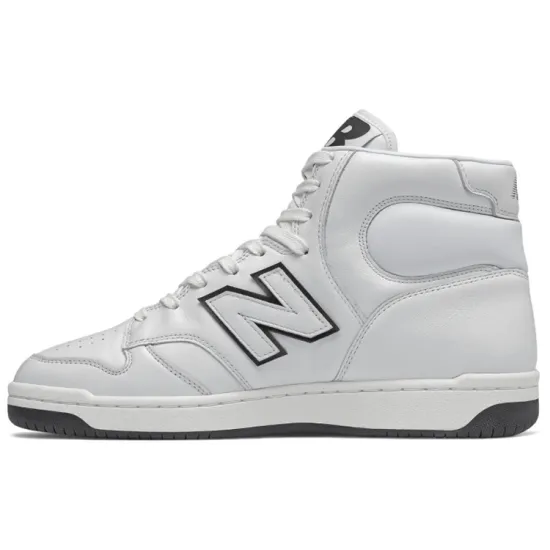 New Balance 480 White Black Sole