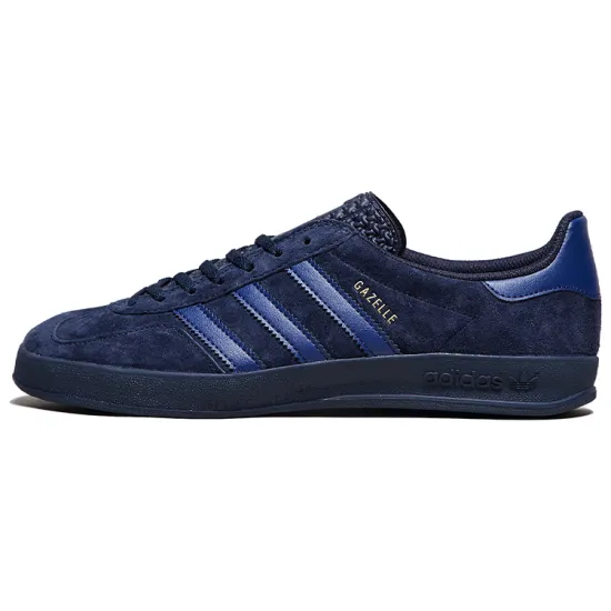 Adidas Originals GAZELLE INDOOR Skateboarding Shoes Men Low-top Blue/Black
