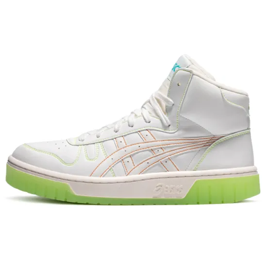 Asics Unisex Court Mz Hi High top Sneakers White/Green