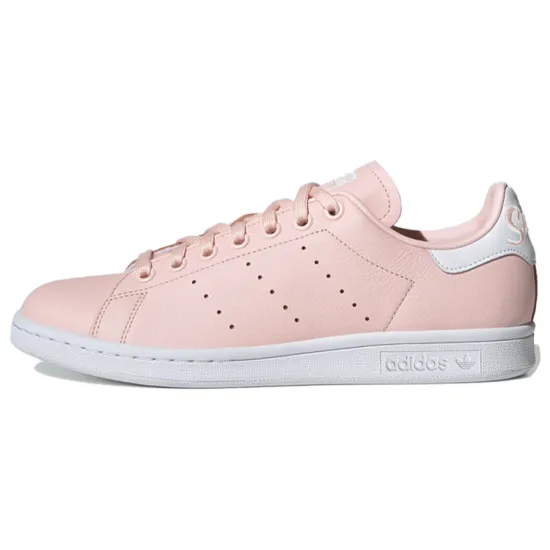 Adidas Originals Stan Smith Skateboard Shoes Women's Low-top Pink/white