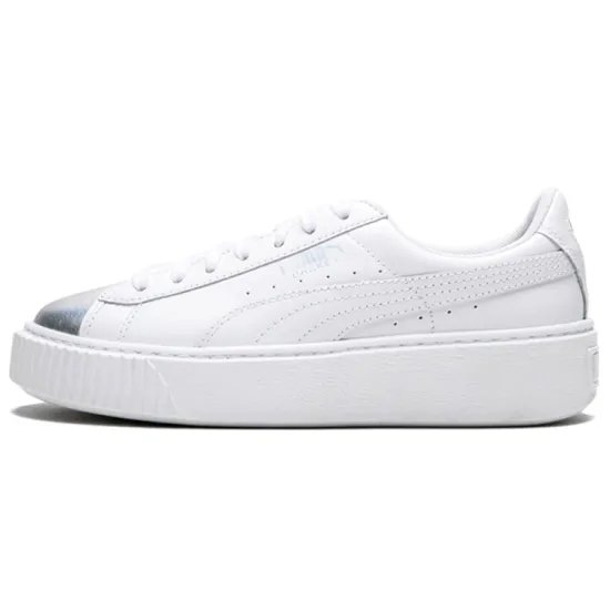 PUMA Suede Skateboarding Shoes Women's Low-top White