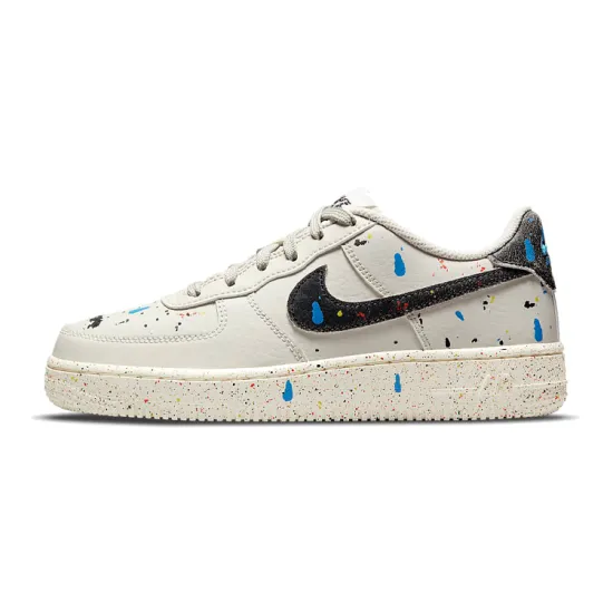 Nike Air Force 1 LV8 Paint Splatter Light Bone GS
