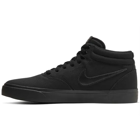 Nike SB Charge Skateboarding Shoes Men Mid-top Black