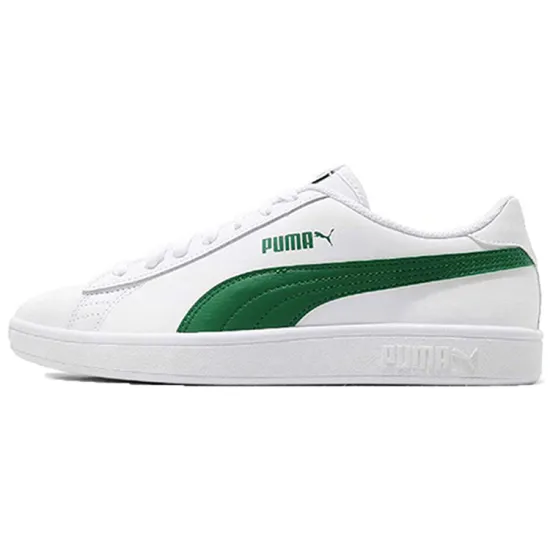 Puma Smash Skateboarding Shoes Unisex Low-top White/Green