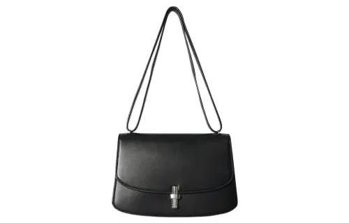 THE ROW Sofia 10 Adjustable Strap Calfskin Crossbody Bag, Shoulder Bag Women's Black