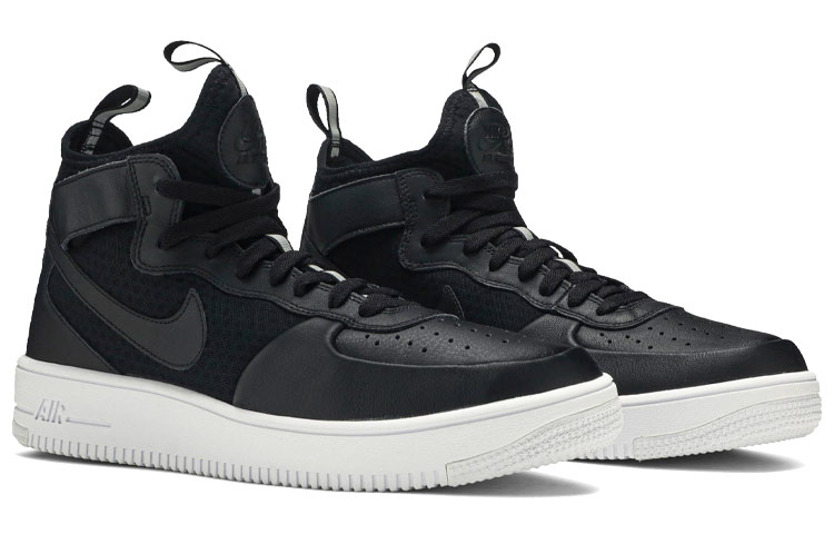 Nike Air Force 1 Ultraforce Mid 'Black' Black/White - 3