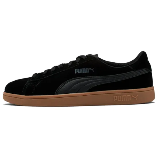 Puma Smash Skateboarding Shoes Unisex Low-top Black