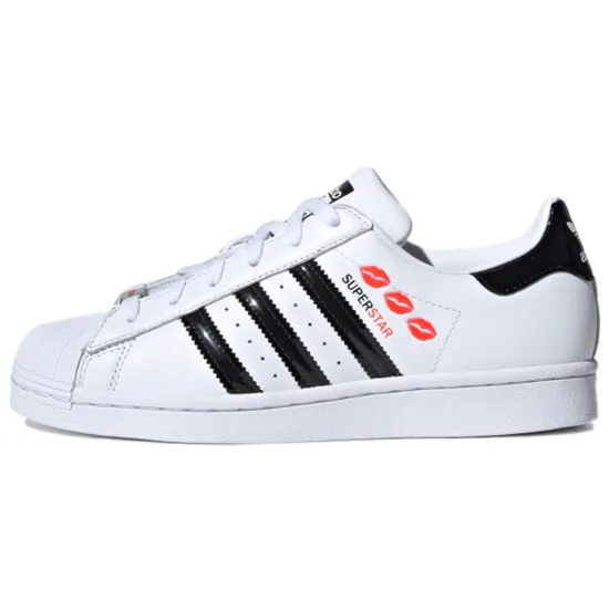 Adidas Originals Superstar Series Skateboard Shoes Women's Low-top White/Black