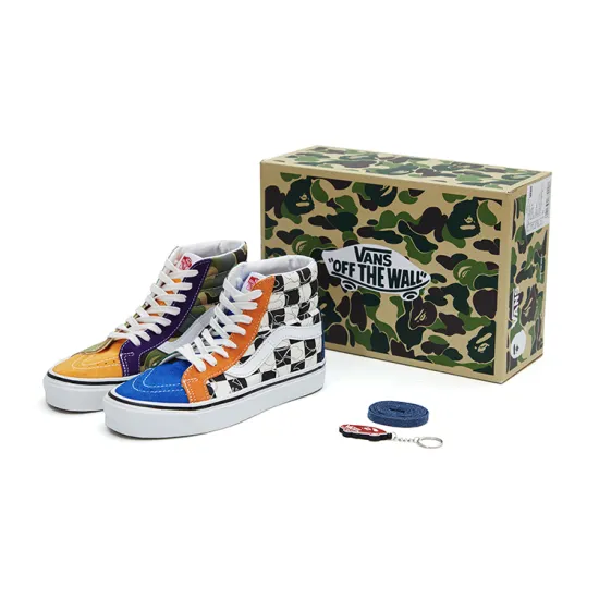Vans Bape X Sk8 Hi 36 Dx 'Multi Camo'
