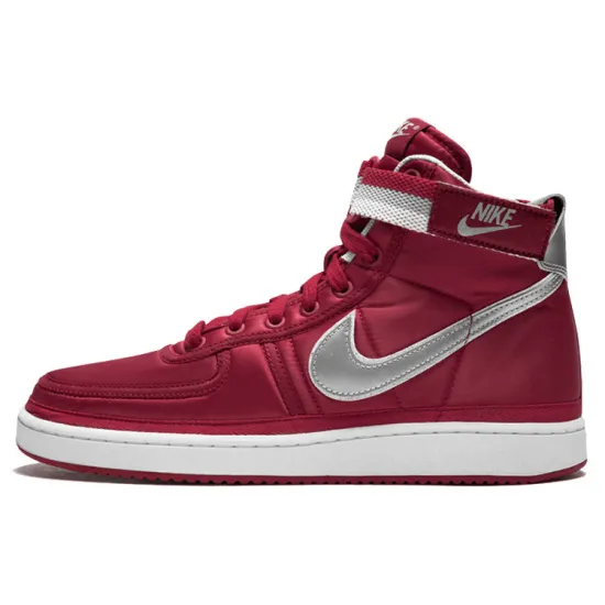 Nike Vandal High Supreme University Red Metallic Silver