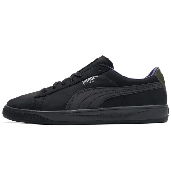 PUMA Suede Skateboarding Shoes Unisex Low-top Black
