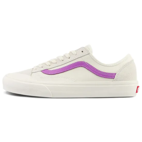 Vans Style 36 Skateboarding Shoes Unisex Low-top White/purple